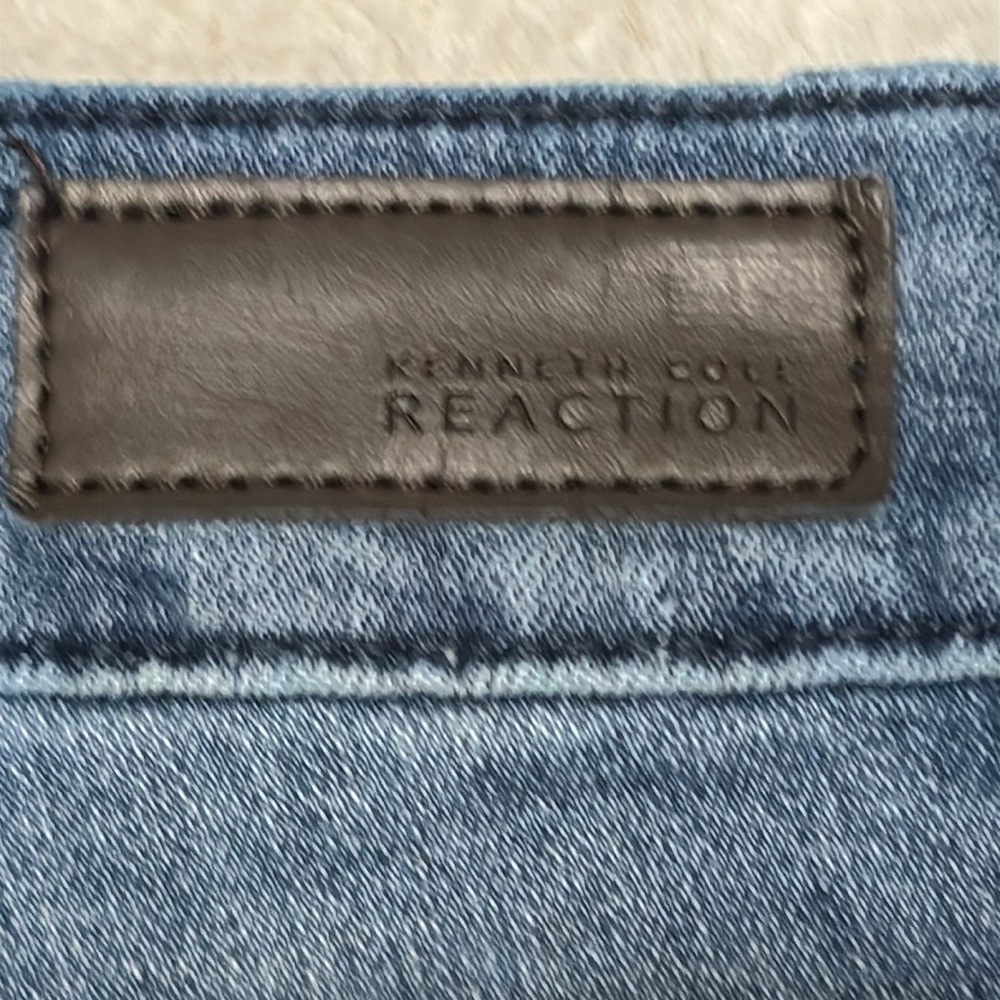 Kenneth Cole Reaction Blue Patchwork Straight Leg… - image 3